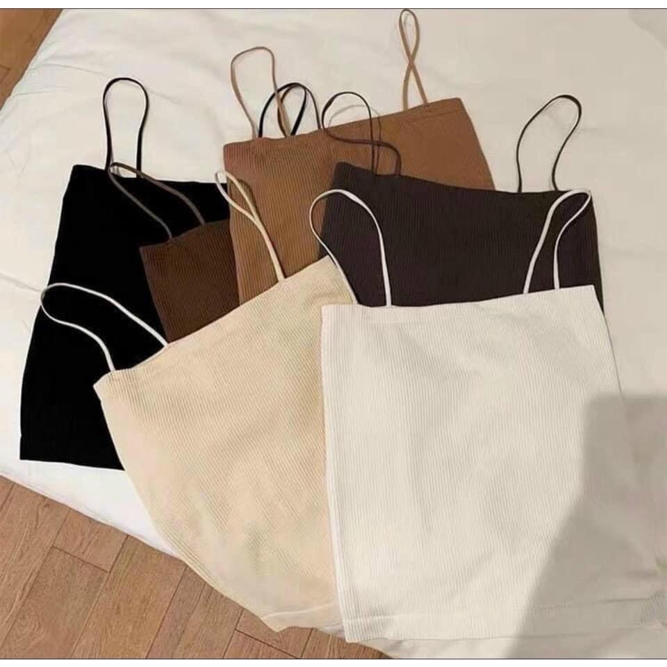 Áo hai dây Áo Ống Bra MinChi Có Đệm Mút Nâng Ngực Chất Thun Cotton Co Giãn Siêu Đẹp Freesize