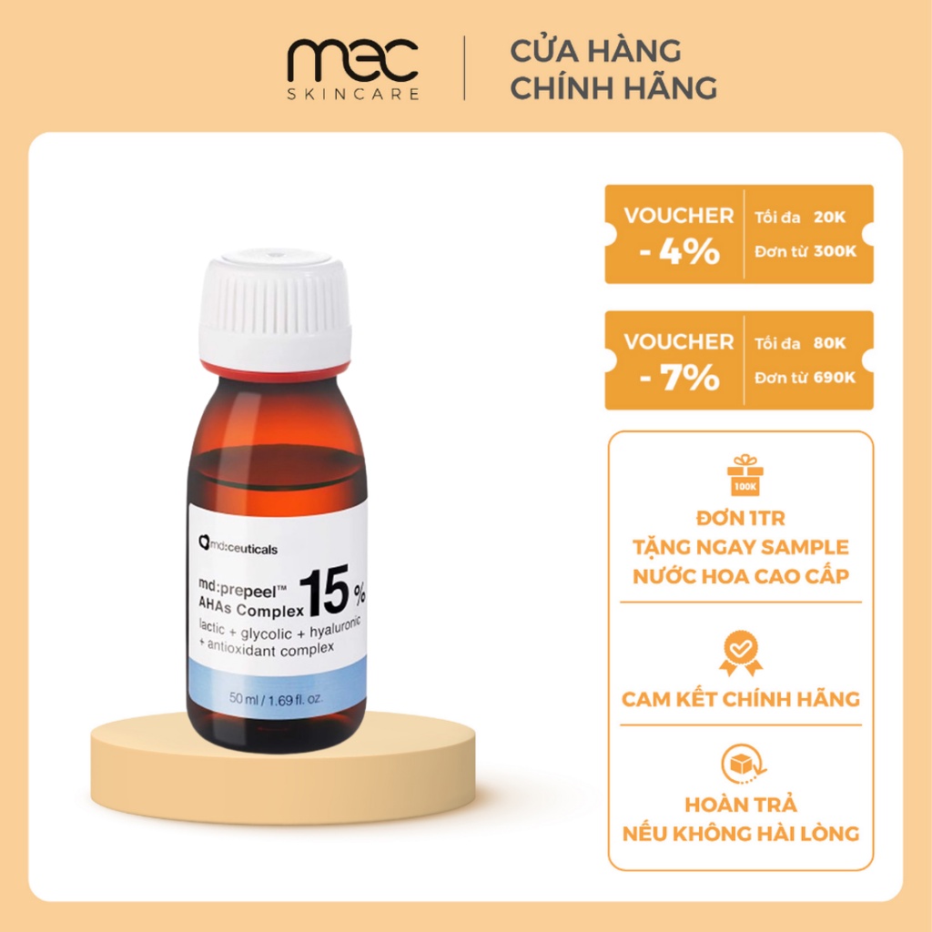 Thay da sinh học Md:ceuticals Md AHAS Complex 15%