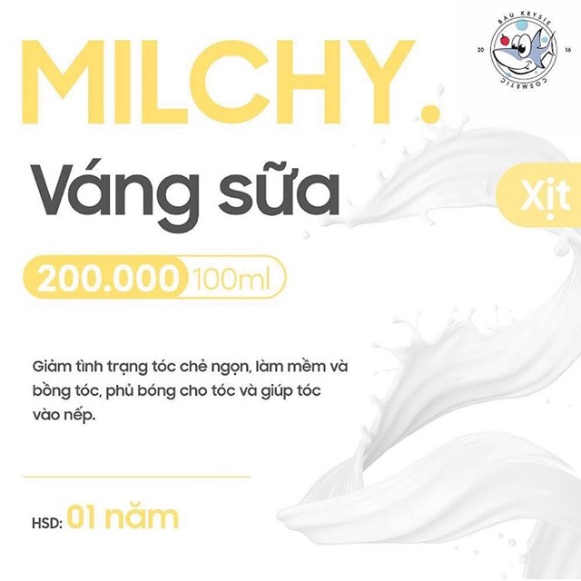 MILCHY Hair Mist - Xịt Dưỡng Tóc Váng Sữa