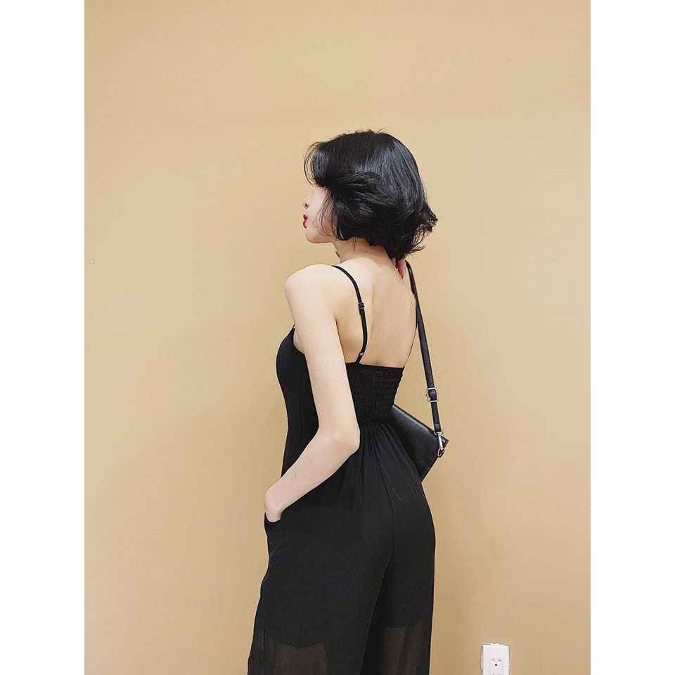 Set Jumpsuit Nữ 2 Dây Dáng Dài Ôm Body Sexy Sang Chảnh Mati House - YJ0001