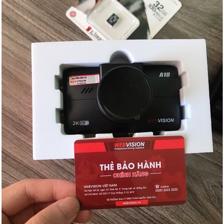 Camera hành trình Webvision A18 kèm thẻ nhớ 32G | BigBuy360 - bigbuy360.vn