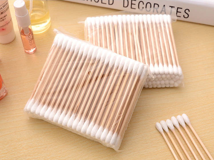 Set 100 Cây Tăm Bông Cotton Hai Đầu Chất Lượng Cao An Toàn Tiện Dụng