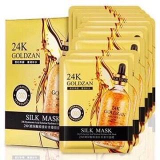MẶT NẠ VÀNG  24K  GOLDZA HỘP 10 gói