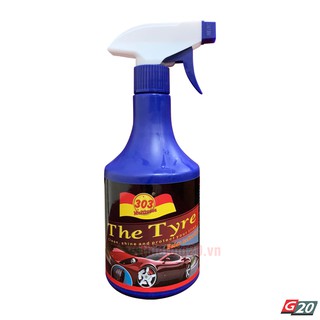 Chai Xịt Dưỡng Đen Và Bóng Lốp (Vỏ) Xe 303 - 500ml