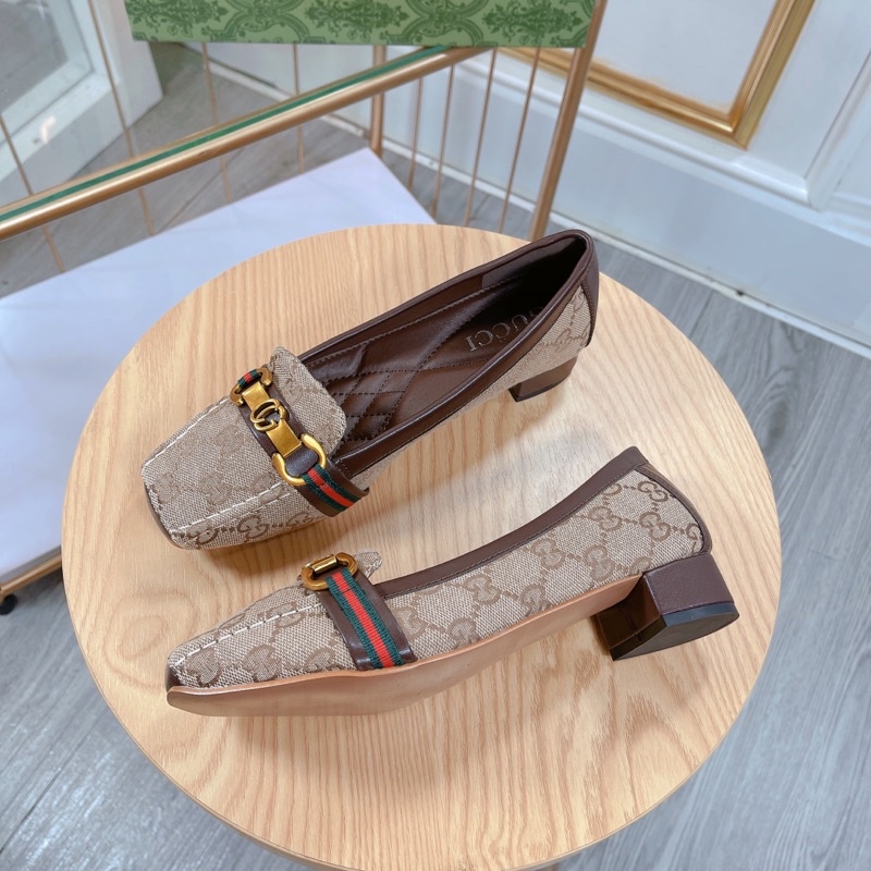 Giày mũi vuông gót vuông hàng super fullbox bill túi giấy có video ảnh thật