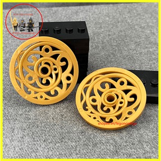 Phụ kiện non Lego combo 2 vòng xoay hoa văn phép thuật xếp hình MOC trang trí nhà cửa