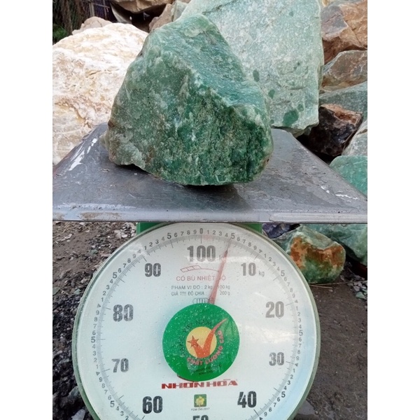 5kg Cục Đá Thô Aventurine Màu Xanh