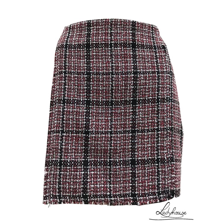 Chân Váy Chữ A Lưng Cao Họa Tiết Kẻ Sọc Thời Trang Mùa Hè Dành Cho Nữ Size XS / S / M / L