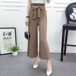 [siêu rẻ giá sỉ](Cực rẻ) Quần ống rộng nơ to -Hàng hot xuân hè 2019