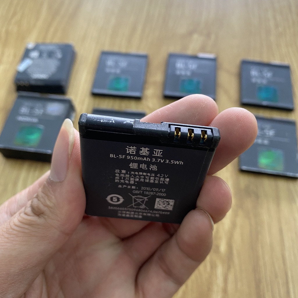 Pin Nokia BL-5F Zin cũ cho điện thoại Nokia N95 2GB / N93i / N93 / N96 / E65 / X5 / X5-01 / 6210 / C5-01 / 6290 / 6710