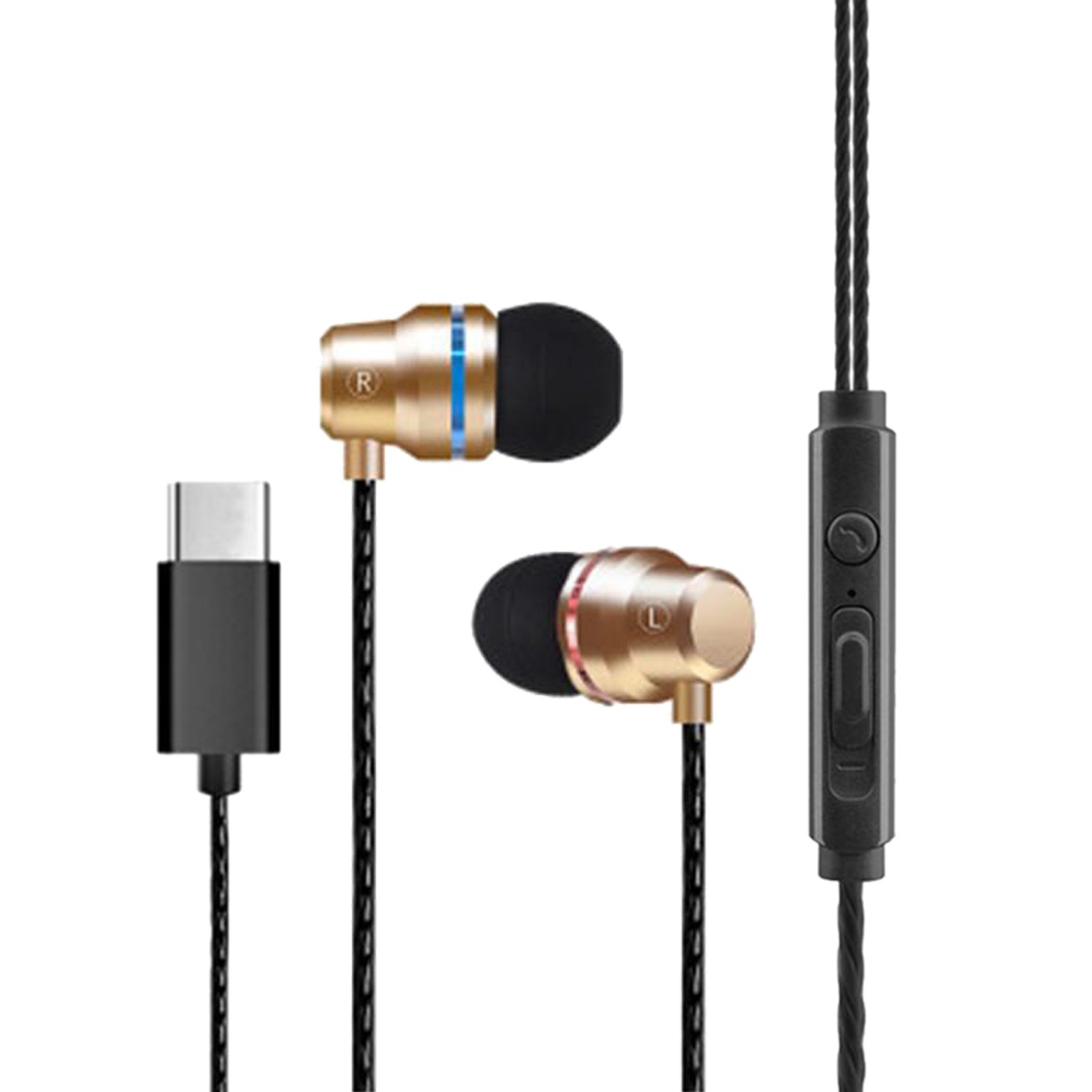 Tai Nghe In-Ear Có Dây Kết Nối Usb Loại C