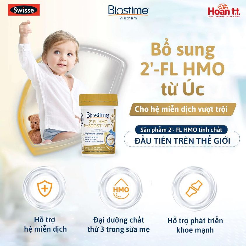 Tinh chất Hmo Biostime 2’F-L Hmo Proboost Vitamin D 44,8g