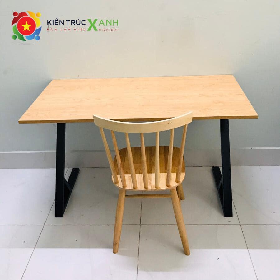 Bàn làm việc Chữ K, học tập, Gaming, Kt D1200 x R600 x C750, Chân sắt sơn tĩnh điện, Mặt gỗ công nghiệp