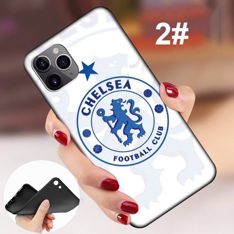 Ốp điện thoại TPU mỏng họa tiết đội bóng đá Chelsea cho iPhone X XSMax XR 6 6S 7 8 Plus 5 5S SE 2020 6+ 6S+ 7+ 8+ G20