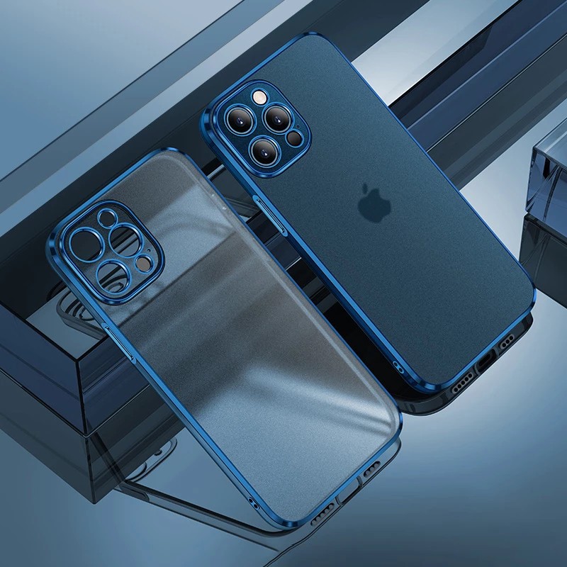 Ốp điện thoại viền mạ có 5 màu lựa chọn/bảo vệ cho iPhone 7 8 6 6s Plus X Xs Max Xr SE2 SE 2020