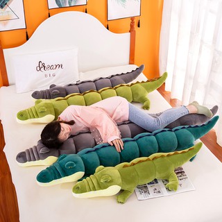 Gối Ôm Nhồi Bông Hình Cá Sấu Cỡ Lớn Dễ Thương