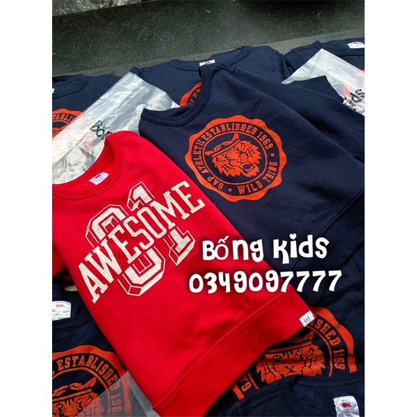 Bộ Nỉ Bé Trai Logo Basic G