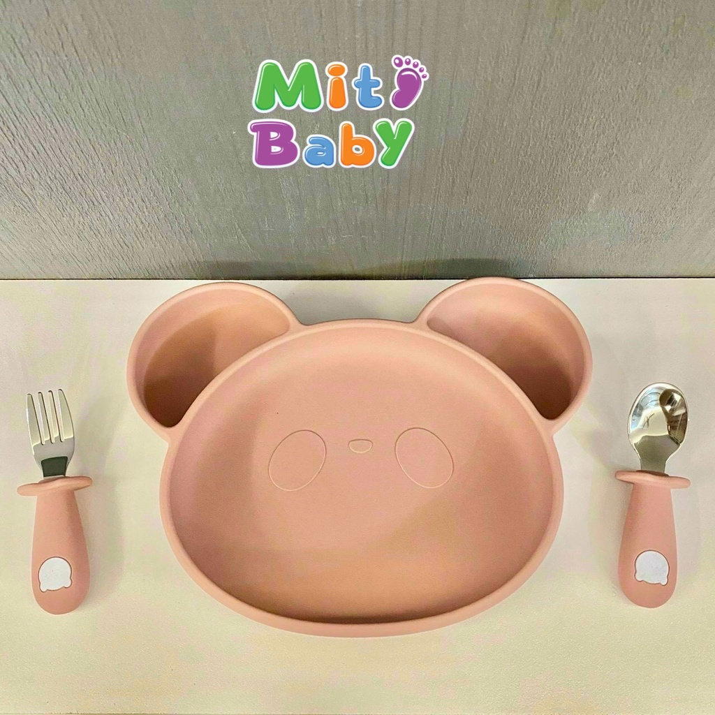 Sét đồ ăn dặm silicone Barot cho bé