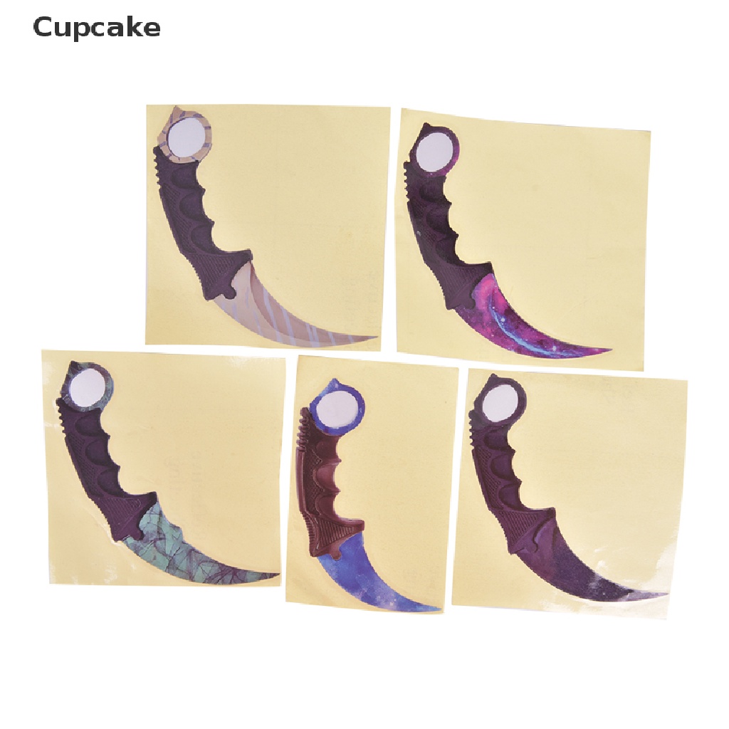 Sticker Dán Trang Trí Xe Hơi Hình Dao Vuốt Csgo Cá Tính Sáng Tạo 13cm