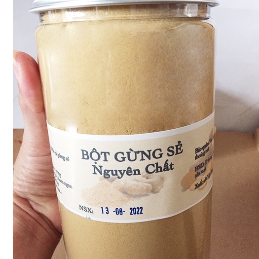 Bột gừng sẻ (gừng ta) nguyên chất - Nói không với gừng lai!
