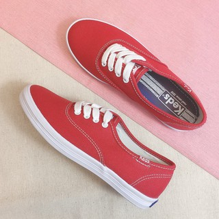 Giày vải Canvas nữ Keds CH đỏ