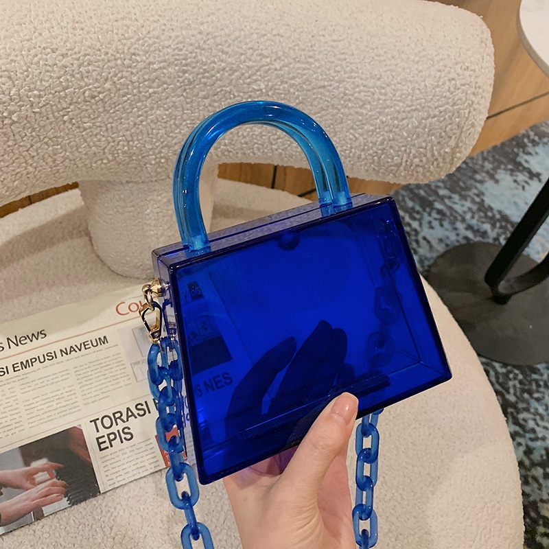 Túi Đeo Chéo Dáng Vuông Chất Liệu acrylic Thời Trang Cho Nữ