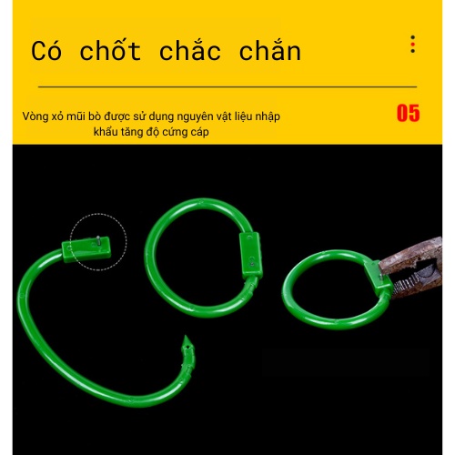 Vòng xỏ mũi bò bằng nhựa Pakistan  DN57