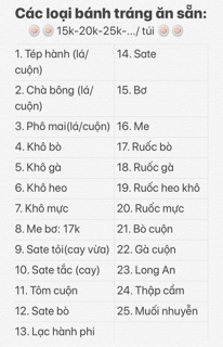 BÁNH TRÁNG KHÔ SÀI GÒN