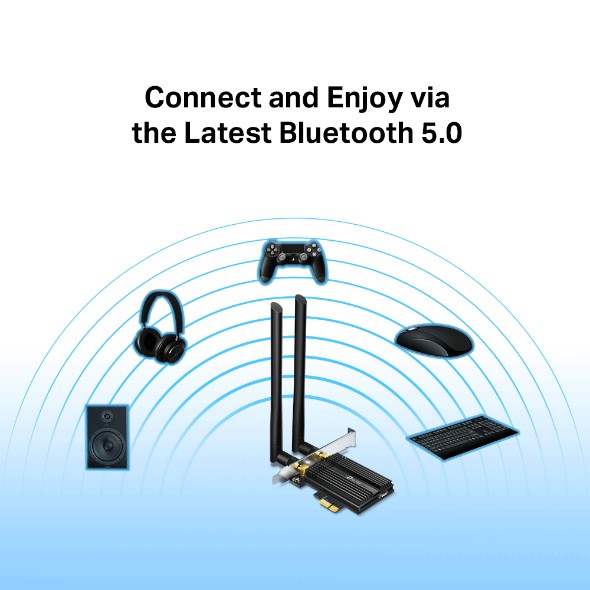 Bộ Chuyển Đổi Không Dây Archer TX50E PCIe Bluetooth 5.0 Wi-Fi 6 AX3000