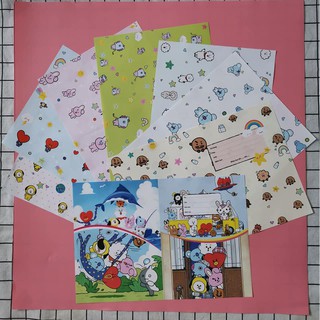 COMBO 12 Bìa Bao Vở Bangtan BLACK PINK