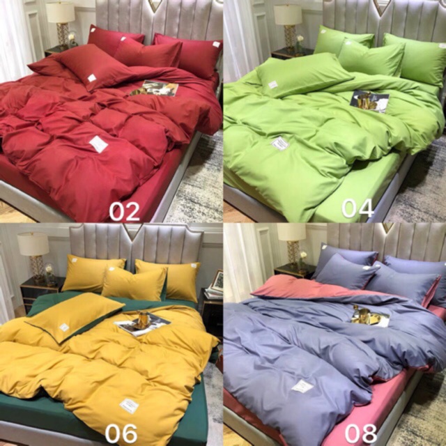 Set chăn ga gối cotton TC loại 1.