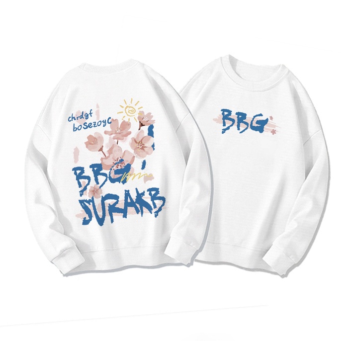 Áo Sweater Dáng Rộng In Họa Tiết Xinh Xắn Theo Phong Cách Mỹ Dành Cho Nữ