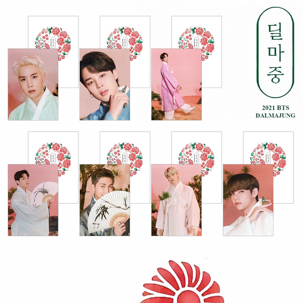 Photocard nhóm nhạc BTS - photo card BTS  - ảnh dalmajung- hàng unoff