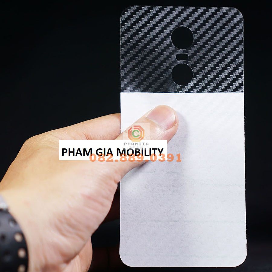 Miếng dán mặt lưng skin carbon Xiaomi Redmi 5/ 5A/ 5A Prime/ 5A Plus