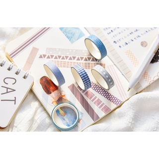 Washi tape vintage màu pastel - phụ kiện bullet journal