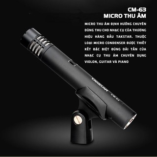 Micro thu âm nhạc cụ Takstar CM-63