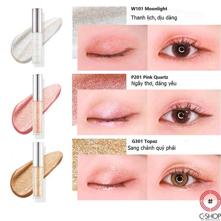 Phấn Mắt Nhũ HOPE GIRL 3D EDGE EYE GLITTER_Mỹ phẩm Hàn Quốc chính hãng