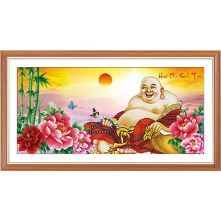 Tranh đính đá 5d toàn bộ, hình đức phật di lặc