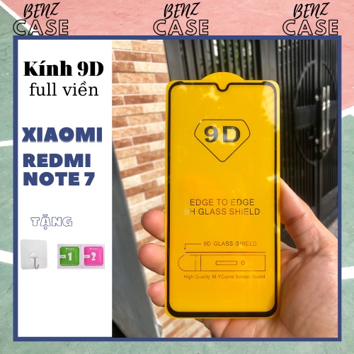 [XIAOMI REDMI NOTE 7] Kính cường lực 9D FULL KEO Full viền Đen cho XIAOMI REDMI NOTE 7
