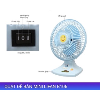 QUẠT BÀN MINI LIFAN B-106