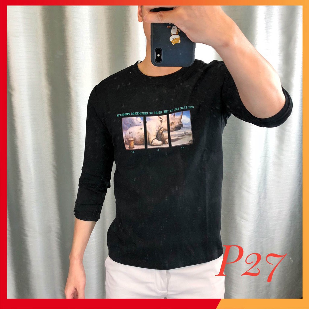 Áo phông dài tay nam - 4 màu - cổ tròn chất cotton đũi cao cấp co dãn 4 chiều cao cấp | BigBuy360 - bigbuy360.vn