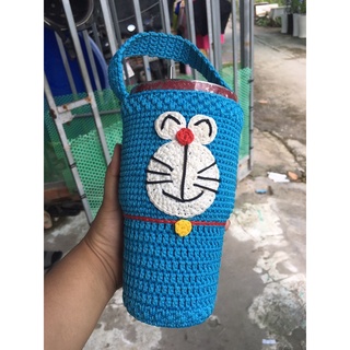 Túi đựng ly giữ nhiệt - Doremon kiểu 1