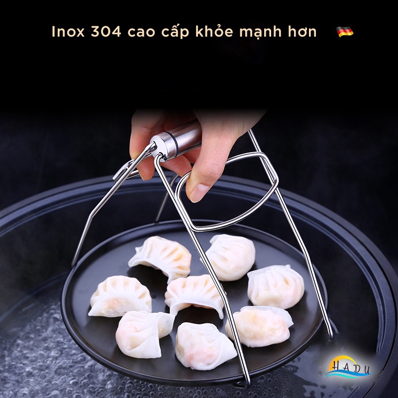 Kẹp gắp đồ nóng inox 304 cao cấp chất lượng cao kháng khuẩn thiết kế thông minh nhanh hiệu quả dễ sử dụng SSGP
