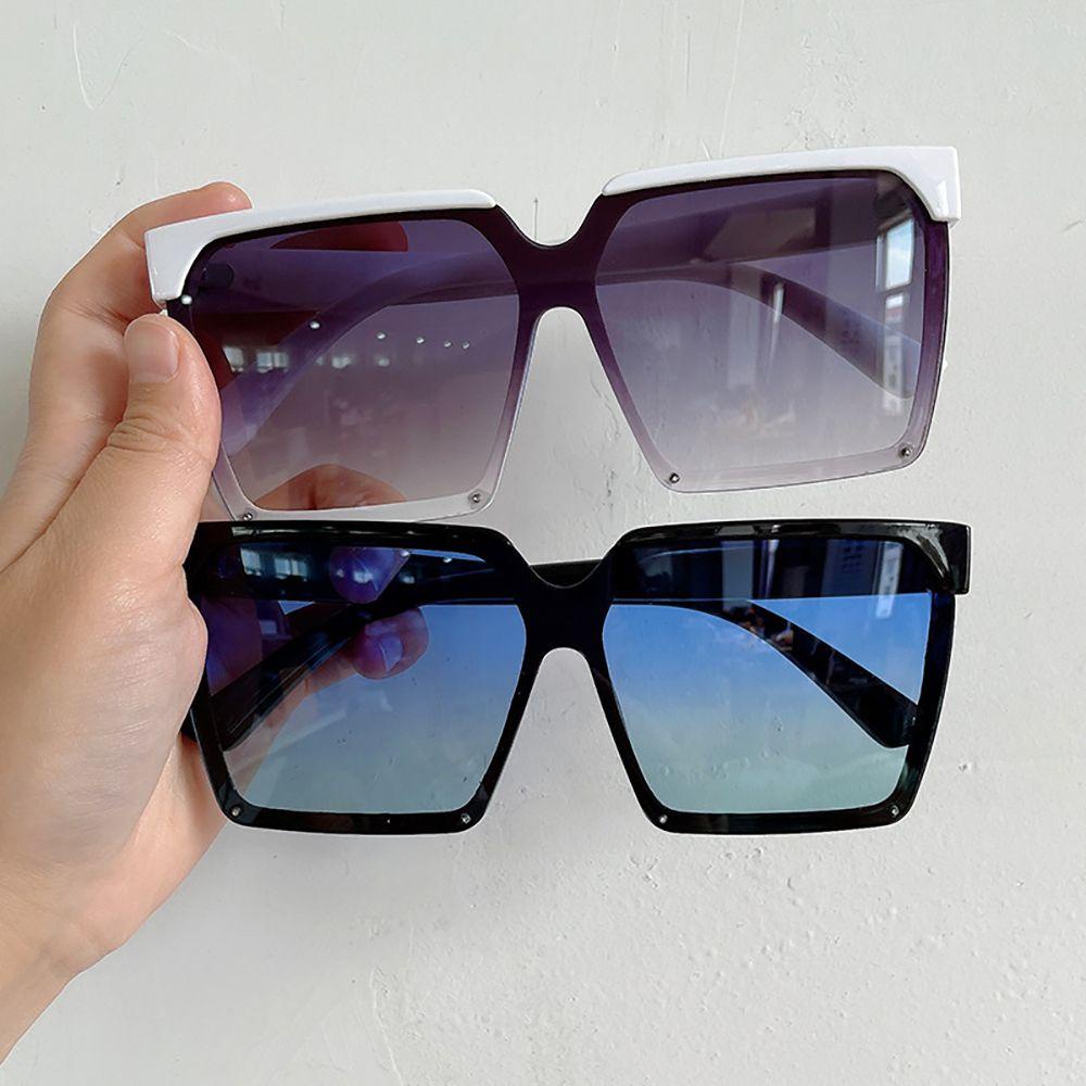 Kính Chống Bức Xạ UV400 Gọng Vuông Lớn VANES1 Phong Cách Hàn Quốc Cho Nữ