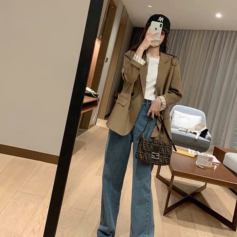 Áo Khoác Blazer Size XXS XS Form Nhỏ Màu Trơn Phong Cách Hàn Quốc Thời Trang Cho Nữ