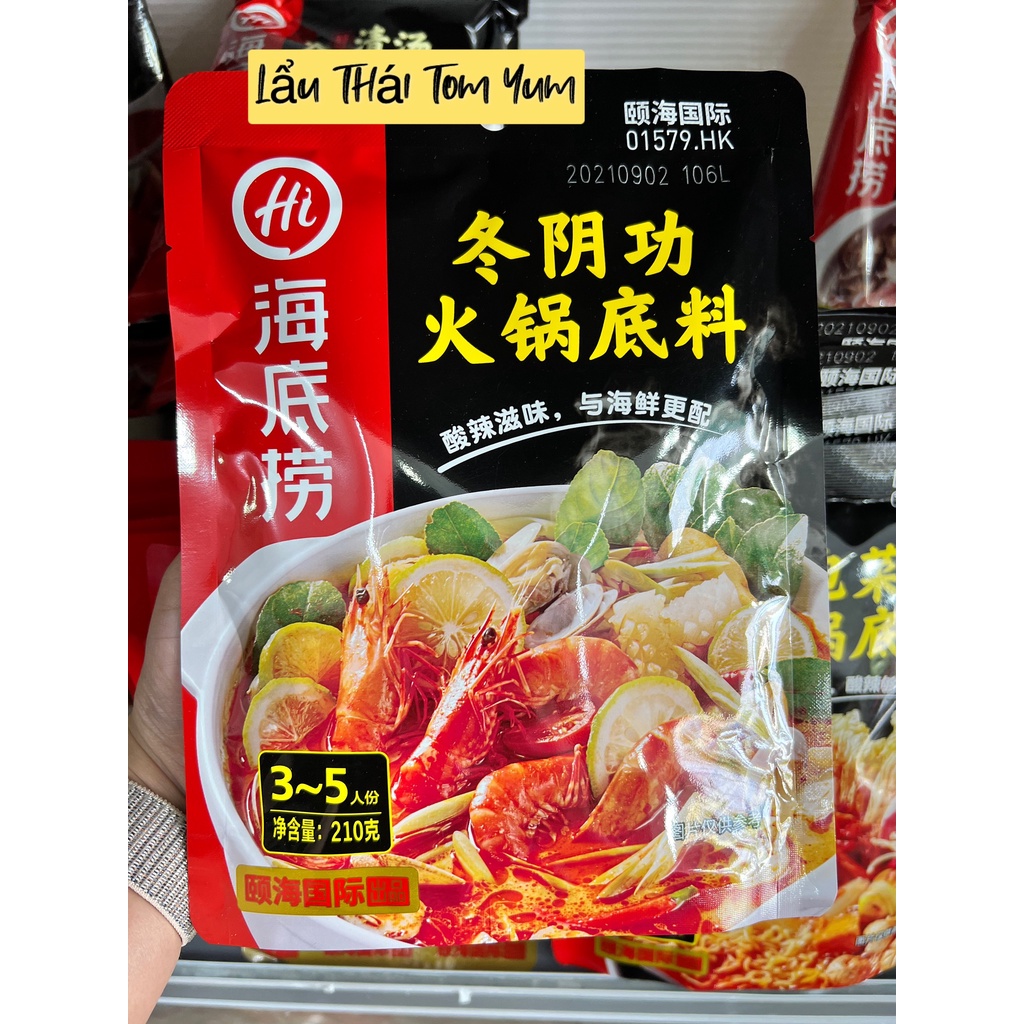 cốt lẩu haidilao thái tomyum