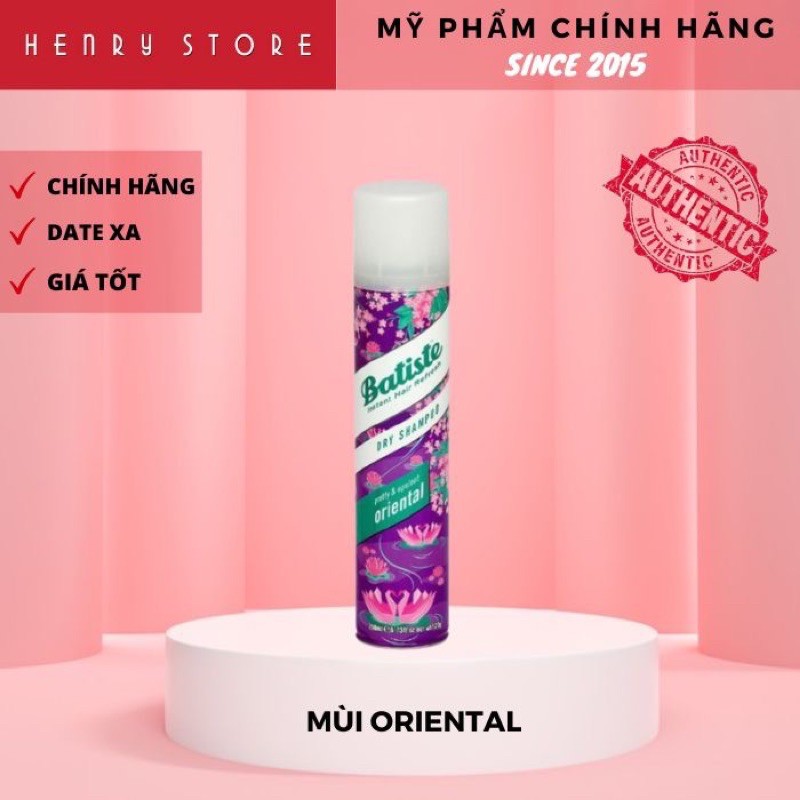 Dầu Gội Khô Dry Shampoo Batiste 200ML