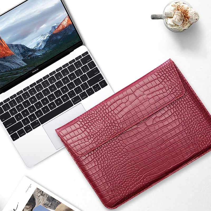 túi chống sốc Laptop 13 14 15 6 inch túi đựng macbook air Túi Da Nhân Tạo Mềm Chống Thấm Nước Bảo Vệ Cho Macbook air pro 11 12 13 14 15 16 inch