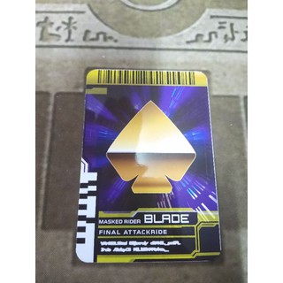 Thẻ bài sưu tầm card in kamen rider Decade đọc được 2 mặt trong Driver Kamen Rider Final attackride  Blade