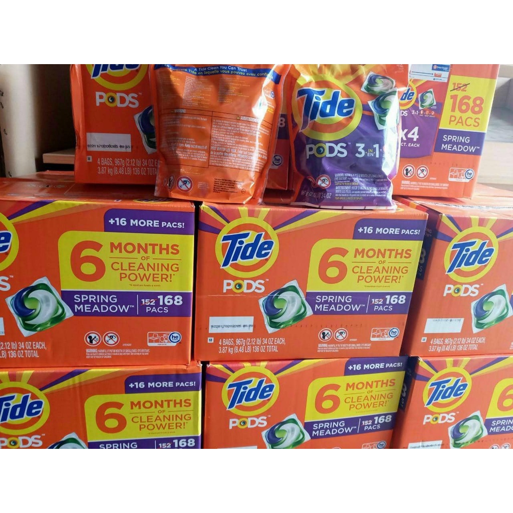 Viên giặt xả 3 tác động Tide Pod 3 in 1 - EDS Hàng Mỹ Đi Air